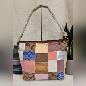 Coach Patchwork Shoulder Bag